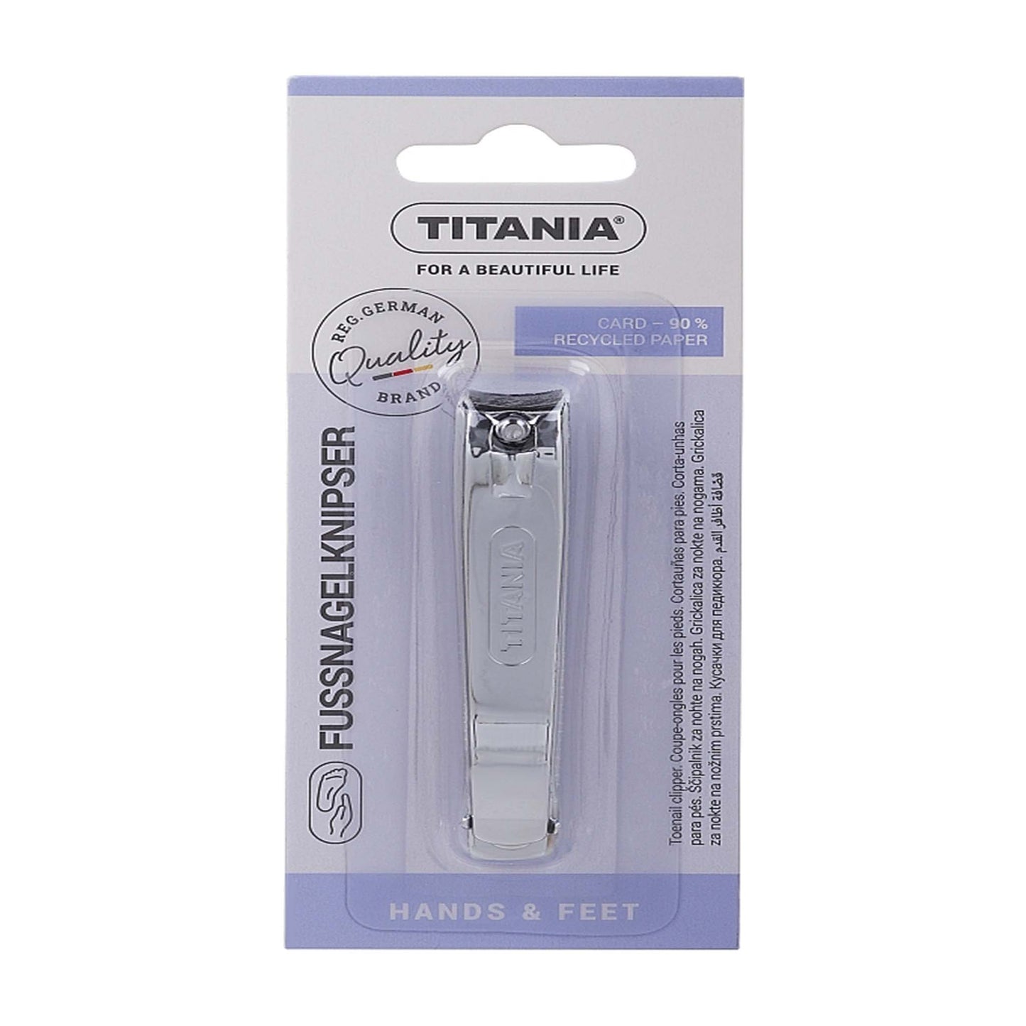 TITANIA Corta Unhas Grande SILVER
