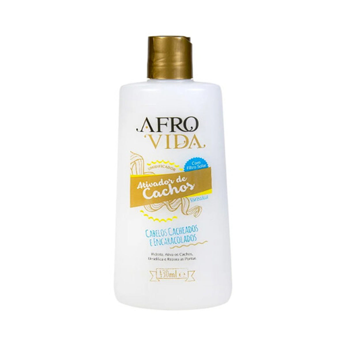 AFROVIDA Humidificador Ativador de Cachos Diário 430ml