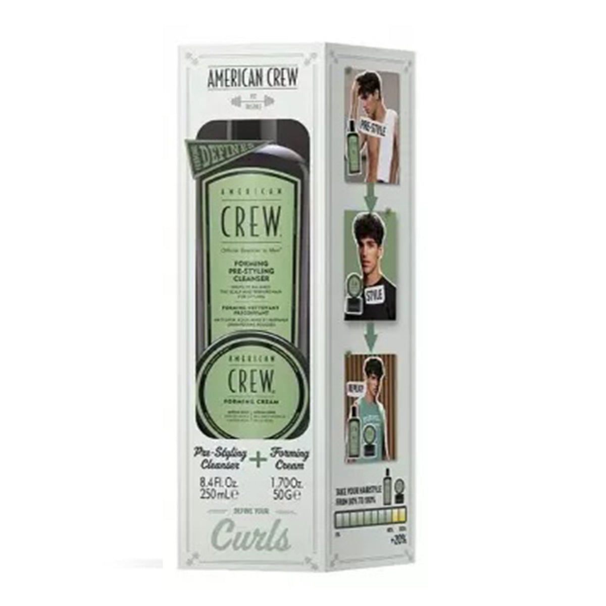 AMERICAN CREW DUO CHAMPÔ FORMING PRE-STYLING CLEANSER 250ML + FORMING CREAM 50g