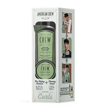 AMERICAN CREW DUO CHAMPÔ FORMING PRE-STYLING CLEANSER 250ML + FORMING CREAM 50g