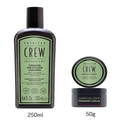 AMERICAN CREW DUO CHAMPÔ FORMING PRE-STYLING CLEANSER 250ML + FORMING CREAM 50g