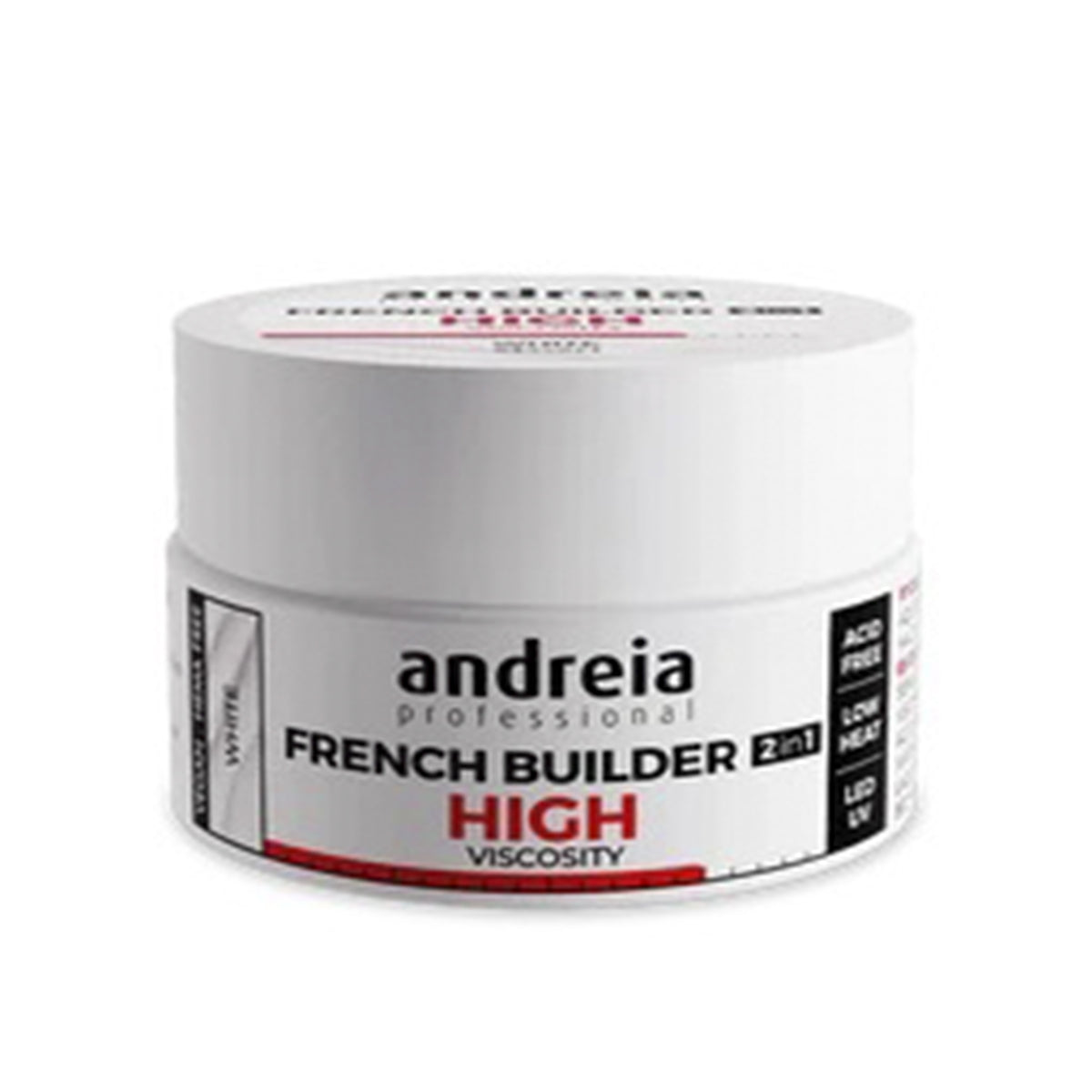 ANDREIA FRENCH BUILDER HIGHT VISCOSITY WHITE 22G