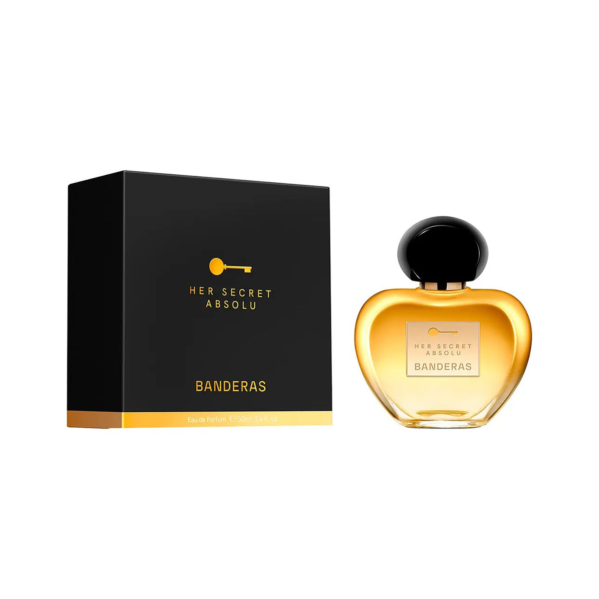 ANTONIO BANDERAS HER SECRET ABLOLU  EAU DE PARFUM NATURAL SPRAY 50ML