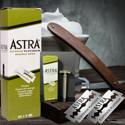 ASTRA SUPERIOR PLATINUM DOUBLE EDGE 20 X 5 UNIDADES