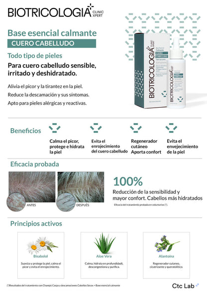 BIOTRICOLOGIA Base Essencial Calmante 50ml