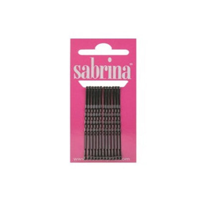 SABRINA GANCHOS CABELO ONDULADO PRETO 6 CM 12 UNID