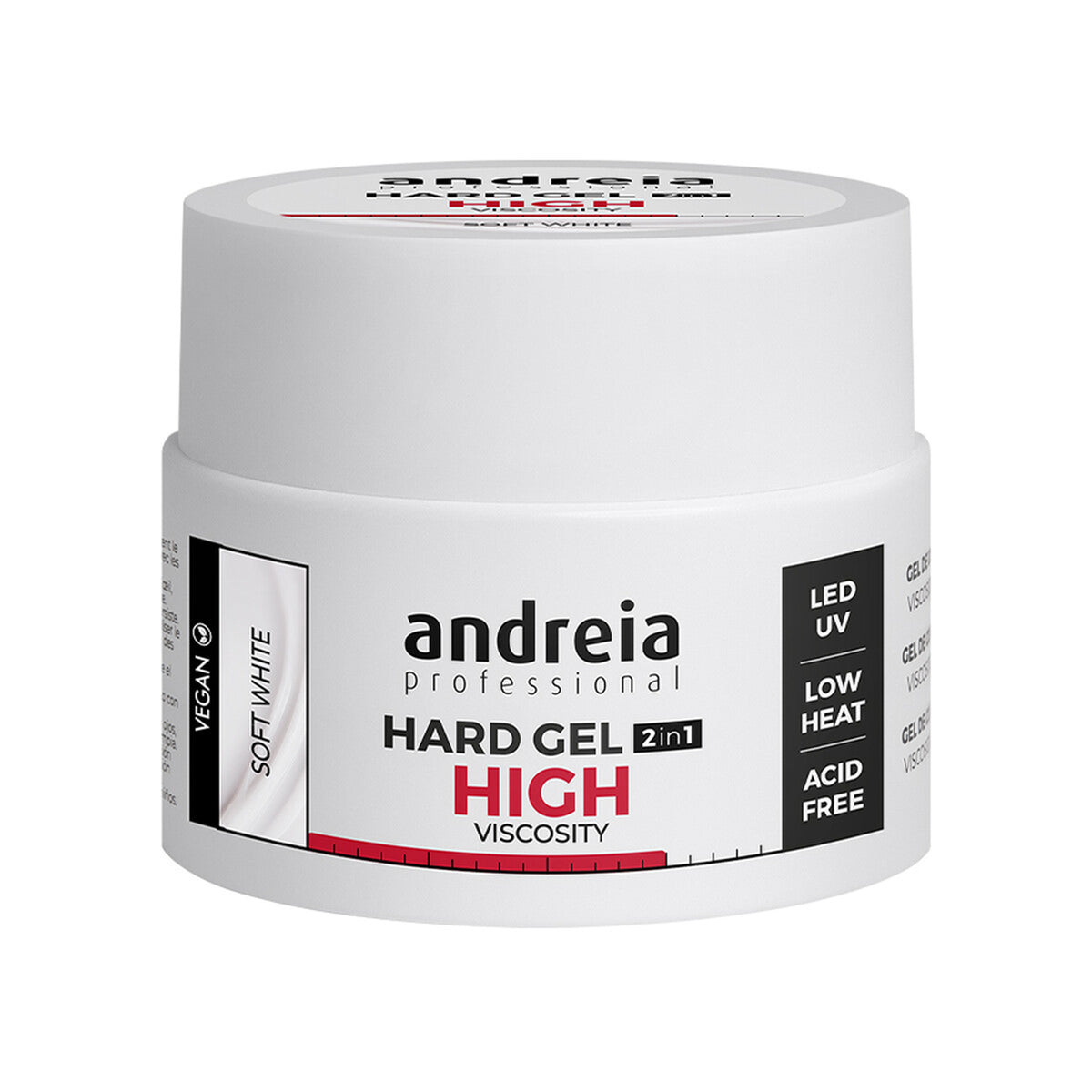 ANDREIA Hard Gel HIGH Viscosity Soft White 44g