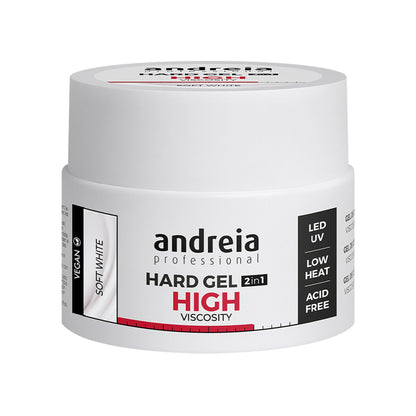 ANDREIA Hard Gel HIGH Viscosity Soft White 44g