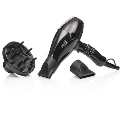 STHAUER FORTE 295 SECADOR DE CABELO + Difusor Preto