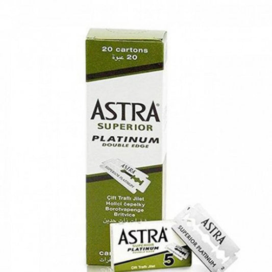 ASTRA SUPERIOR PLATINUM DOUBLE EDGE 20 X 5 UNIDADES