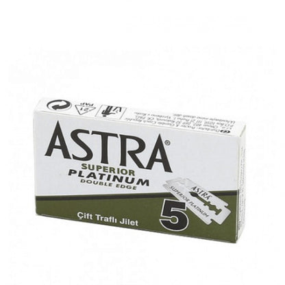 ASTRA SUPERIOR PLATINUM DOUBLE EDGE 20 X 5 UNIDADES